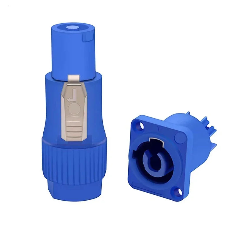 10Pcs 3Pin Speakon Power Connector Male Plug Socket Adapter for XRL Audio Speaker NAC3FCA NAC3FCB NAC3MPA 20A 250V