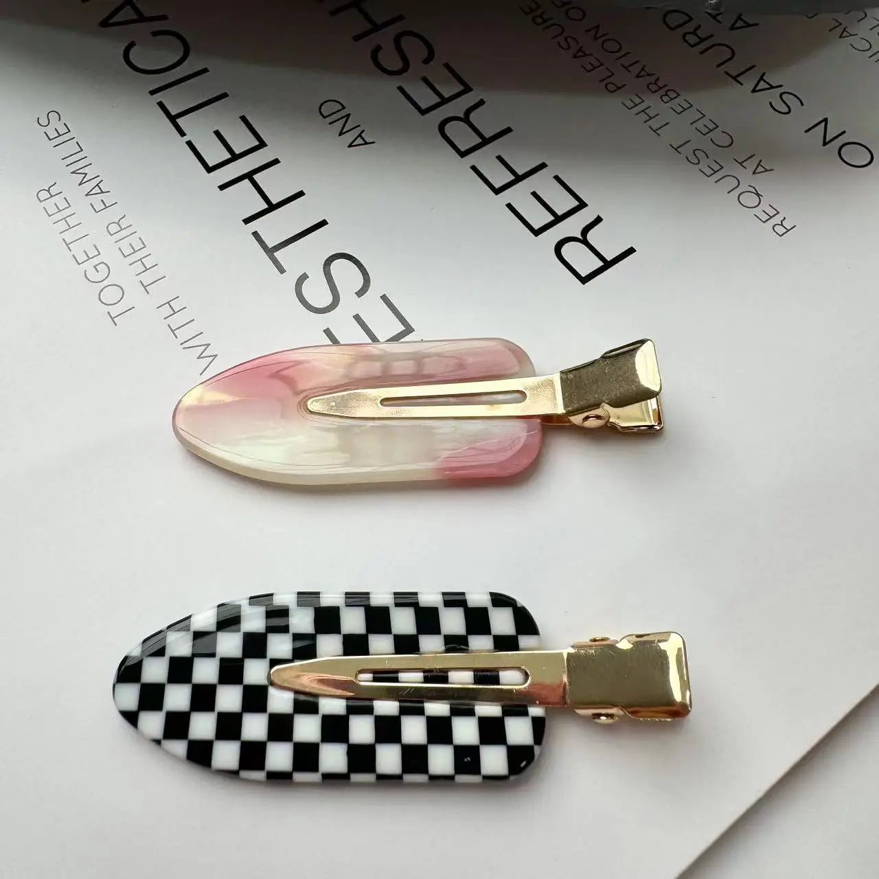 Traceless Hairclips for Girls and Women Acetate Hair Clip Make up Hair tools Hair Accessories