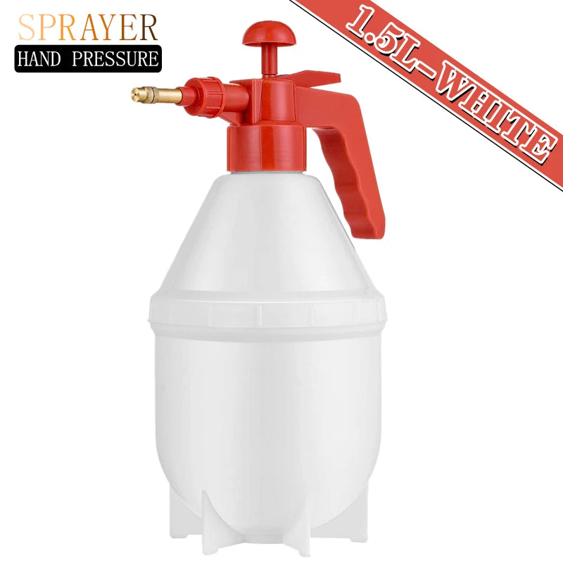 0.8-3L Hand Pressure Sprayer Air Pump Spray Bottle for Gardening Car Cleaning Disinfection Water Sprayer Garden Irrigation Tools