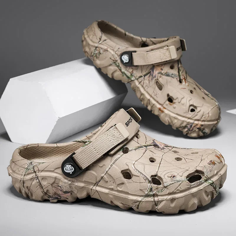 2025Men Slippers High Quality Classic Outdoor Anti-Slip Garden Shoes Lightweight Fashion Casual Sandals Sandals for Men Platform - Belvar