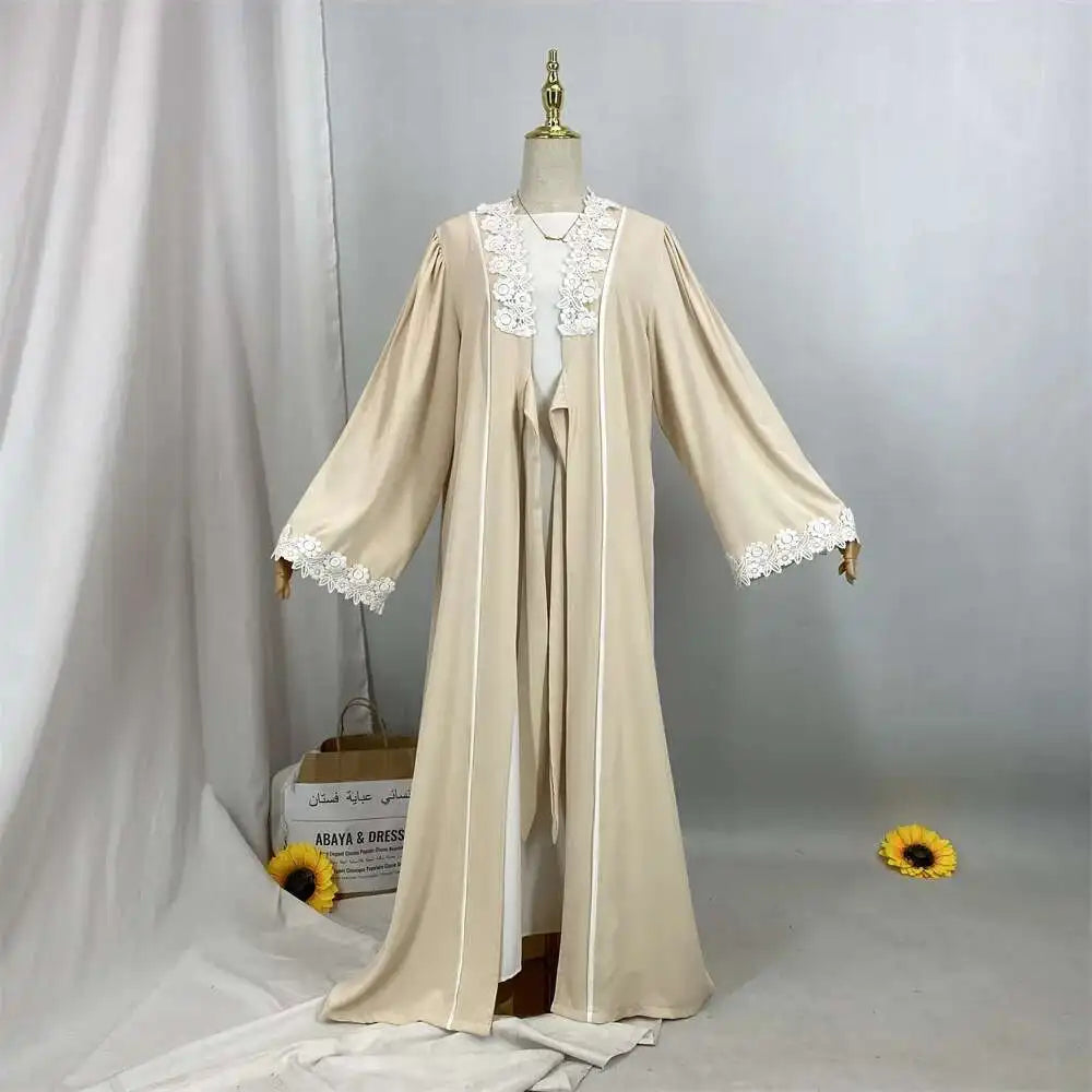 2025 Luxury Dubai Abaya Dress for Muslim Women Ramadan Eid Nida Arabia Holiday dress Jalabiya Clothing Islamic Modest Long Robe