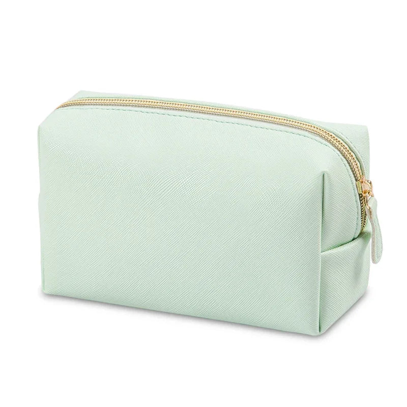 1pcs PU Leather Portable Toiletry Bags Waterproof Travel Make Up Bags for Women Small Medium Large Cosmetic Organizer Bags