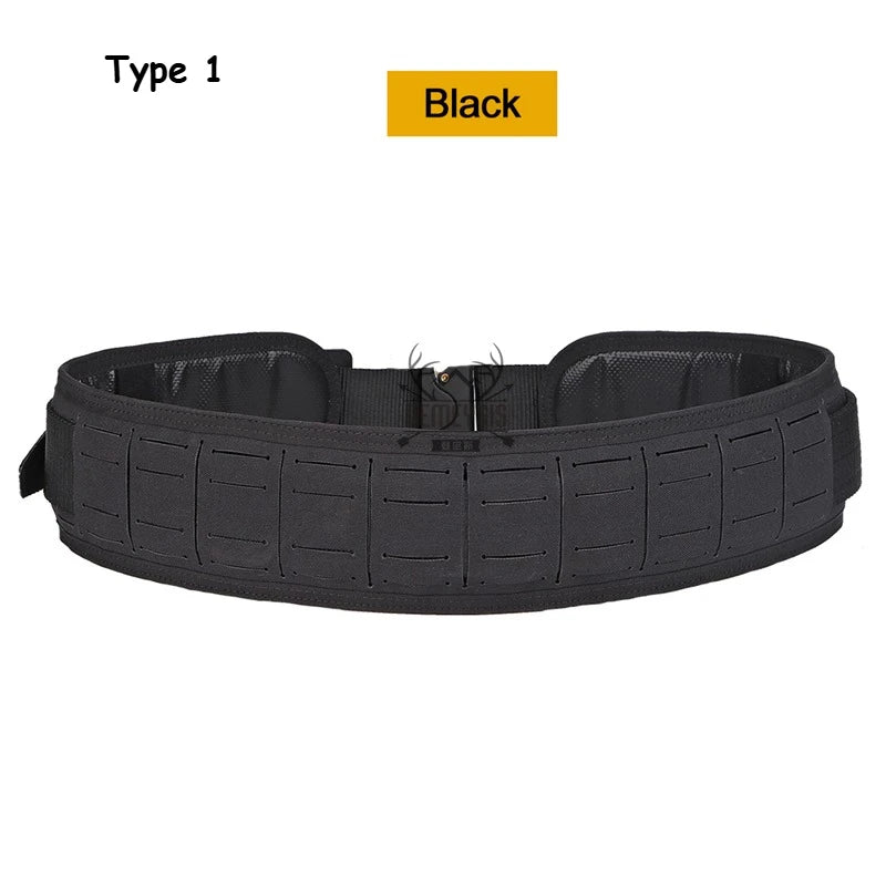 Tactical Padded Belt Airsoft CS Combat Molle Airsoft Belts Duty Paintball Waist Belt War Game Hunting Accessories