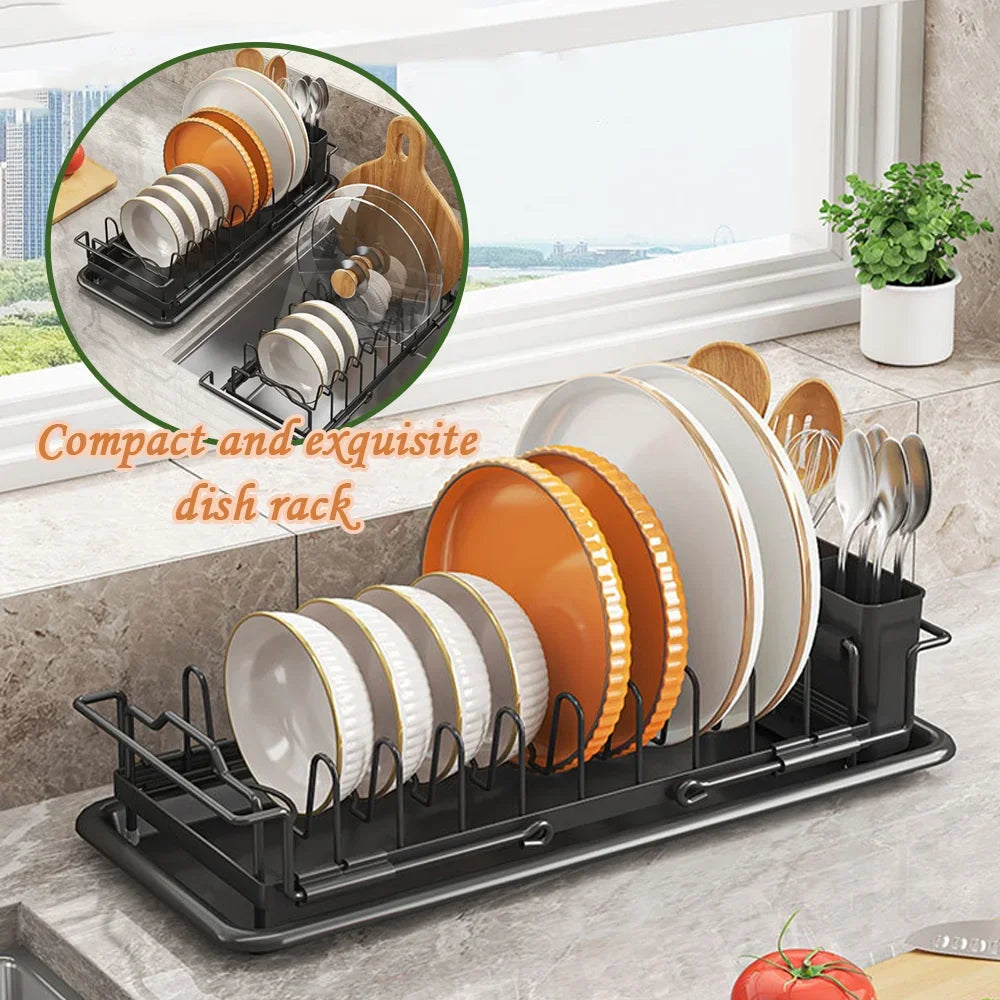 Kitchen Drain Bowl and Dish Rack - Used for chopsticks, dishes simple and practical fully functional basket Lightweight and tidy