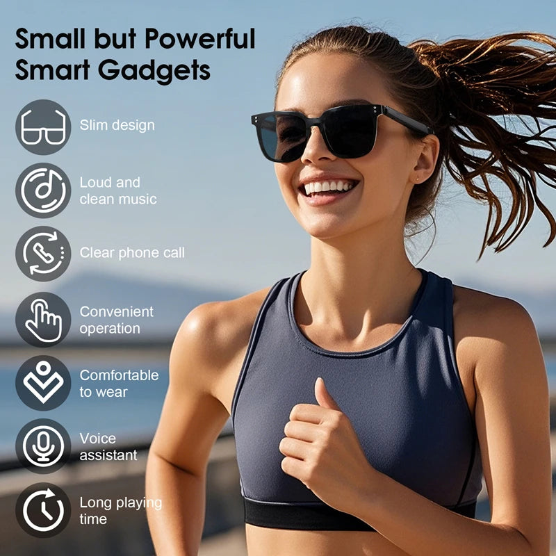 Xiaomi M10 ProA Bluetooth Smart Glasses With Interchangeable Lenses Magnetic Sunglasses Anti blue Light UV Protection Sunglasses