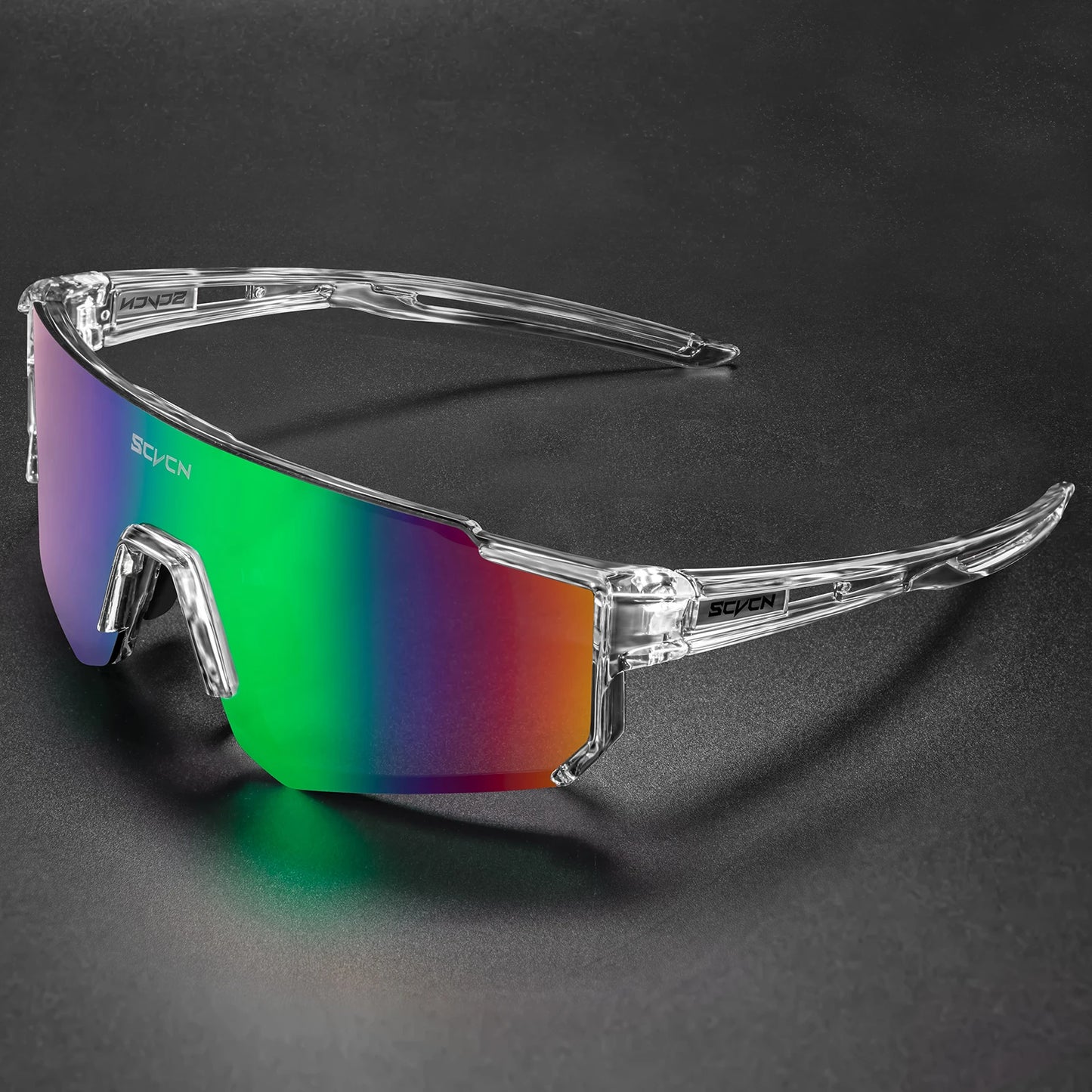 SCVCN Sunglasses for Men Sport Cycling Glasses Bike Mountain Bicycle Hiking Camping Golf UV400 Protection Glasses Women Baseball