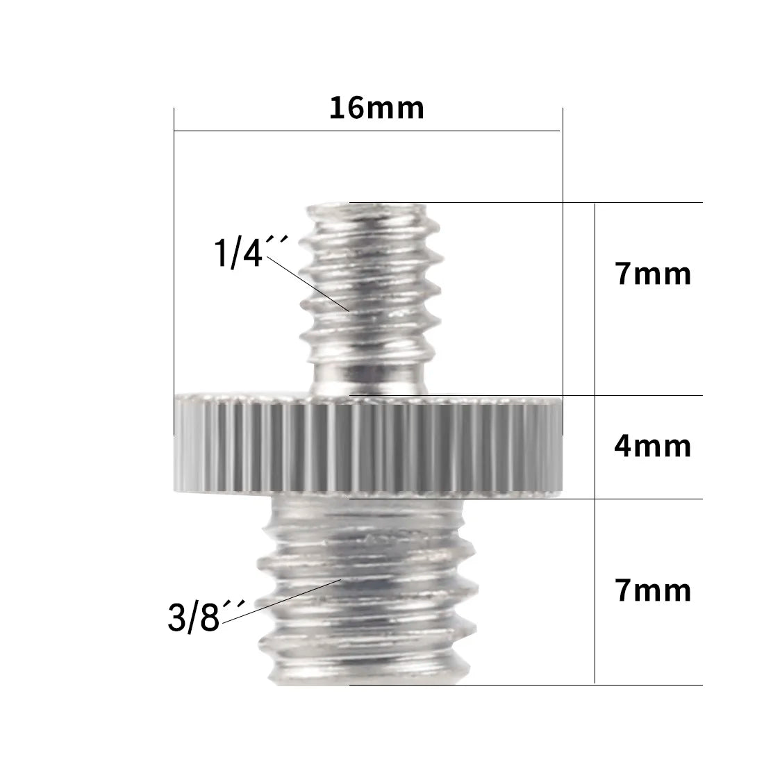 1/4 3/8 5/8"-27 M6 M5 M4 M10 Screw Converter Adapter Male Female for Tripod Microphone Flash Lights Projector SLR Camera Mount