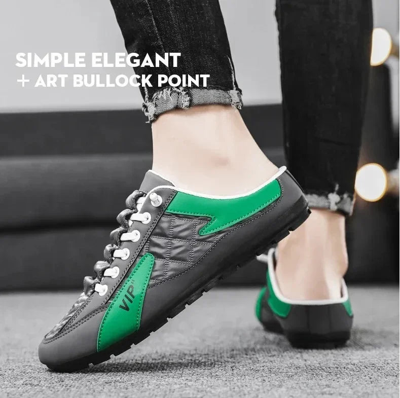 2025 Summer Slippers for Men Trendy Men's Flat Bottom Casual Shoes Soft Sole Support Shoes Men's Sneakers Zapatos De Hombre - Belvar