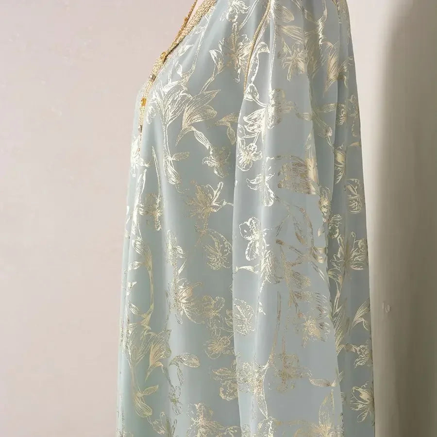 Women Dress Middle East Flower Fashion New Muslim Dubai Abaya Turkey Robes Fashion Abaya Moroccan Kaftan Vistidos Musulmana