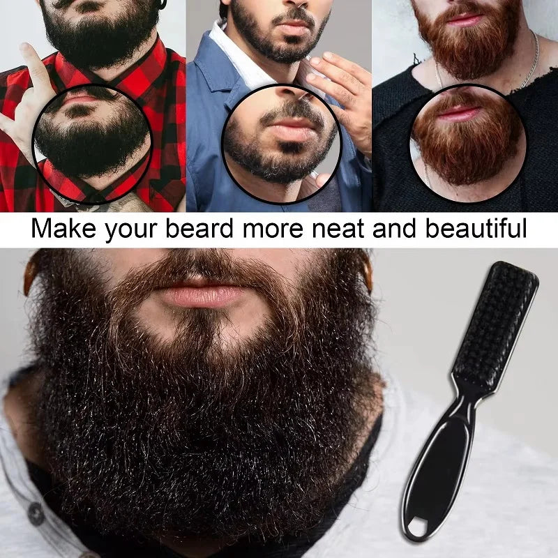 3PCS Professional Barber Neck Duster Set Haircut Beard Shaving Brush Spray Bottle Hairdresser Cleaning Brush Salon Styling Tools