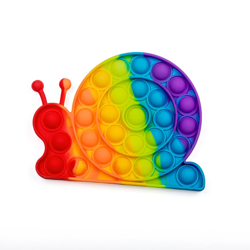 2023 Newest Silicone Rubber Anti Anxiety Stress Relief Push Pop Fidget Toys Squeeze The Toy For Kids Adults Special Needs