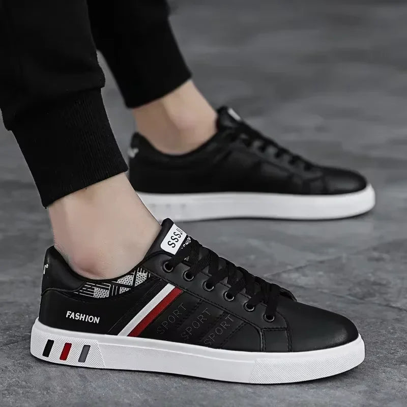 Men's flat shoes 2025; Cool men's sports shoes; Men's outdoor sports shoes for spring and autumn; Fashionable vulcanized shoes; - Belvar