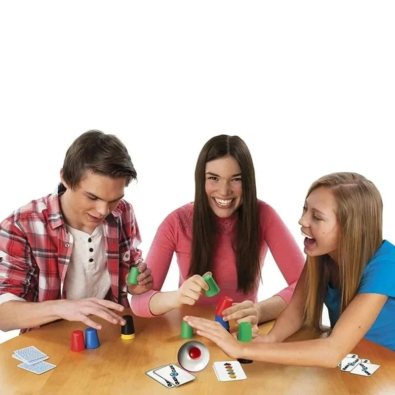 Stacking Cup Board Games Toys QUICK CUPS Indoor Outdoor Party Interactive Table Games Toys Funny Multiplayer Competition Props