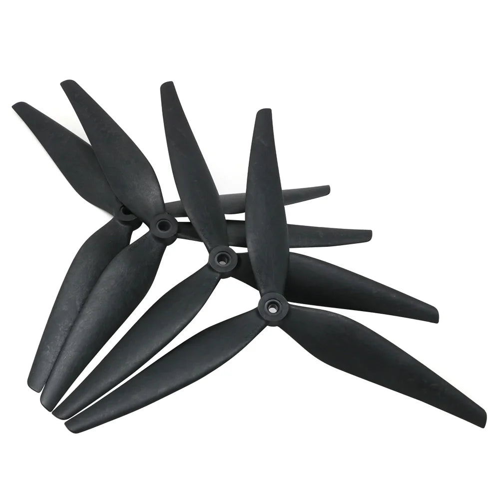 2pair HQProp 10X5X3 9X5X3 10X4.5X3 1050 1045 9050 10inch 9inch 3 blades Black Carbon Reinforced Nylon Propeller for Rc FPV Drone