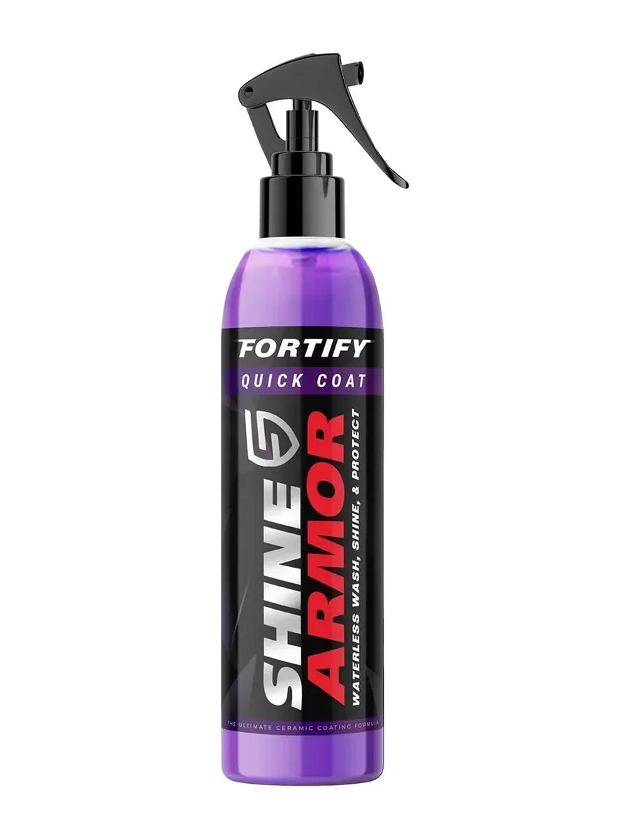 SHINE ARMOR Ceramic Coating Fortify Quick Coat Car Wax Polish Spray Waterless Wash Wax Hydrophobic Top Coat Polish Polymer Paint