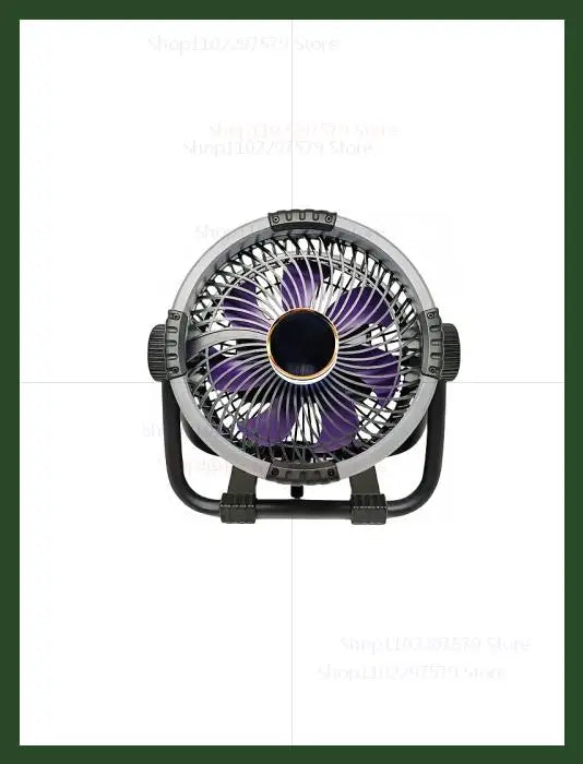 20000mah 6 1 camping fan outdoor ceiling fan with 4 speed charging desktop air circulator LED light power travel camping
