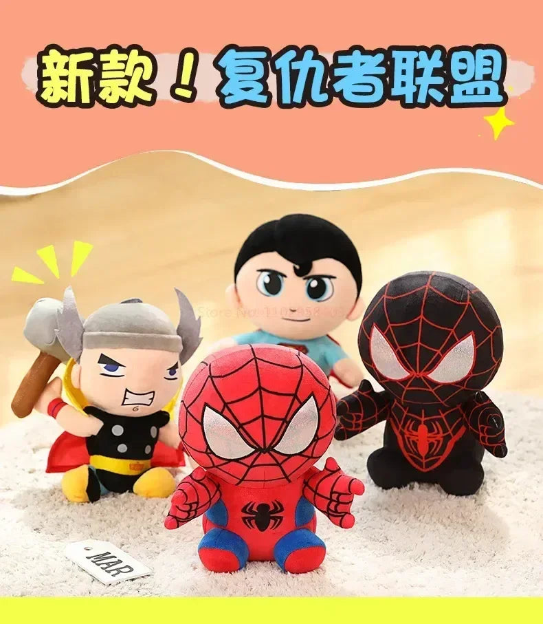 35cm Marvel Spiderman Plush Toy Soft Stuffed Cartoon Stuffed Doll Large Plush Boy Cloth Doll Pillow Children Christmas Gift Toy