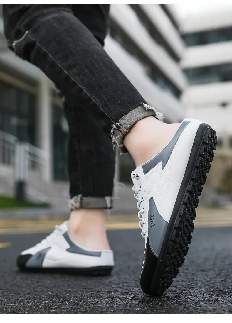 2025 Summer Slippers for Men Trendy Men's Flat Bottom Casual Shoes Soft Sole Support Shoes Men's Sneakers Zapatos De Hombre - Belvar