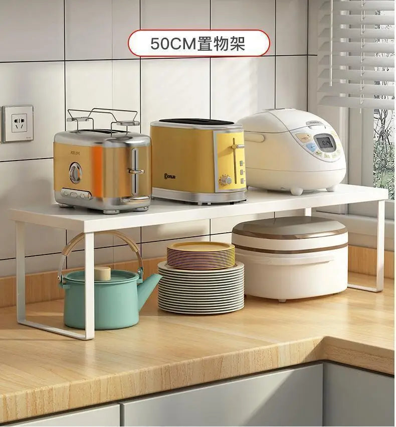 Kitchen Desktop Shelf Layered Storage Partition Small Racks for Storing Dishes Seasonings Home Storage Holders Organization