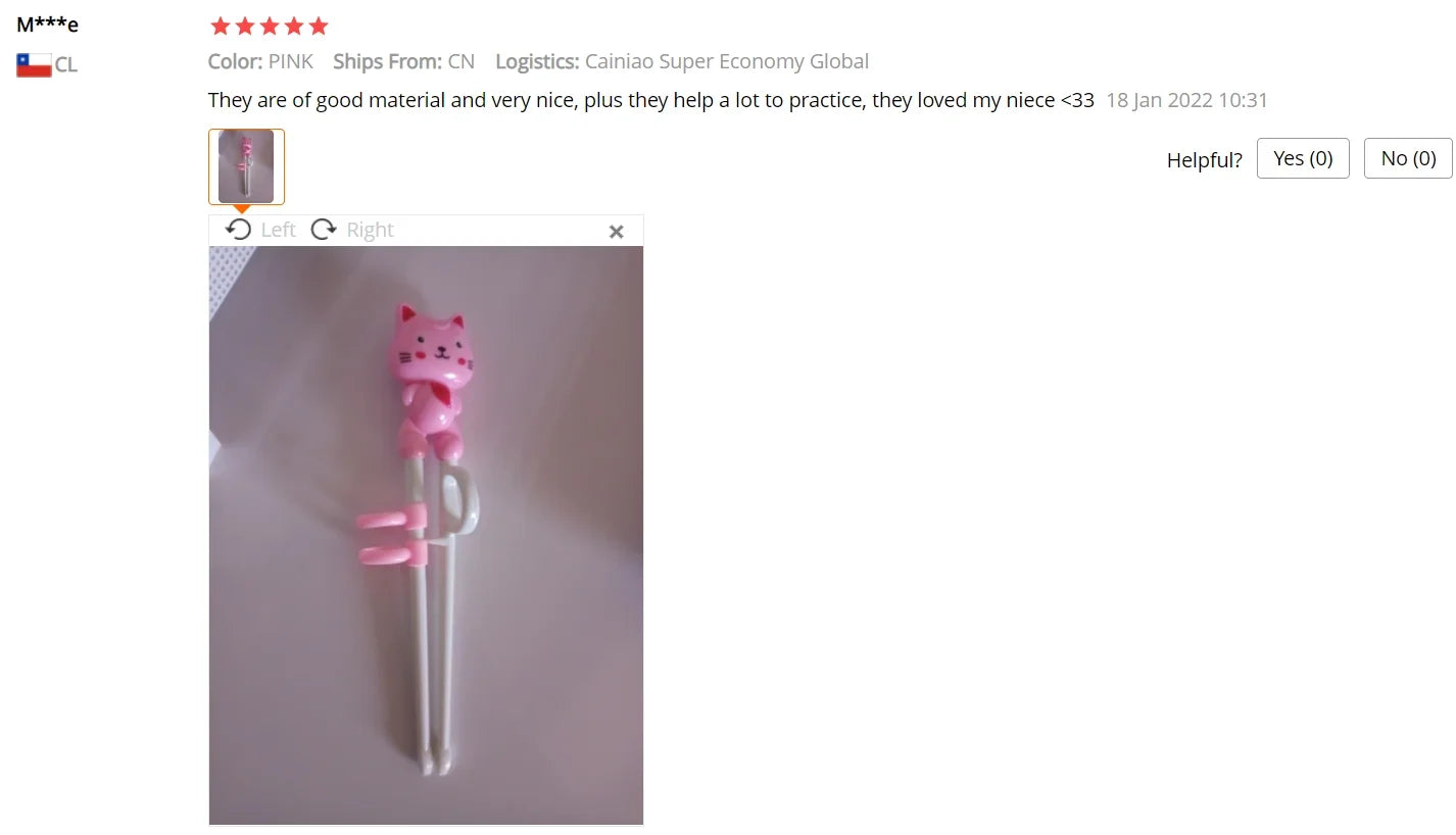 1pcs Cute Cat Kids Chopsticks Toddler for Kids Learning Training Chopsticks Aids Sushi Chopsticks Learner Helper Kids Favors