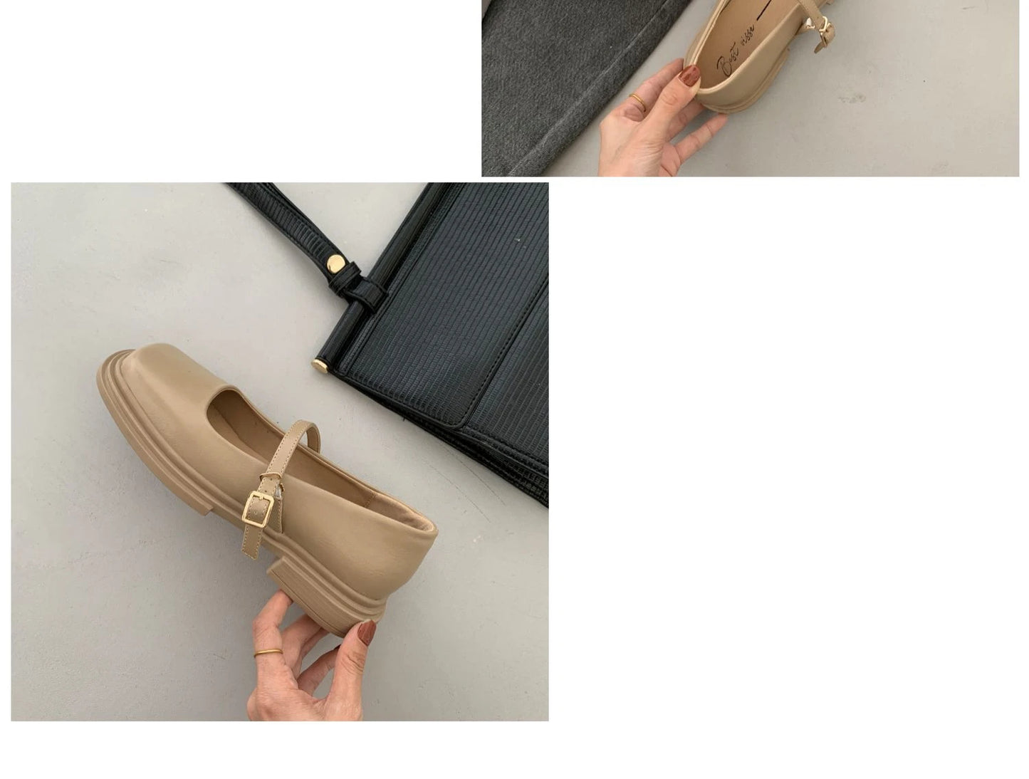 Korean Shoes Female Footwear Square Toe British Style Oxfords Women's 2025 Dress Comfortable Preppy Leather Retro Summer New Med - Belvar