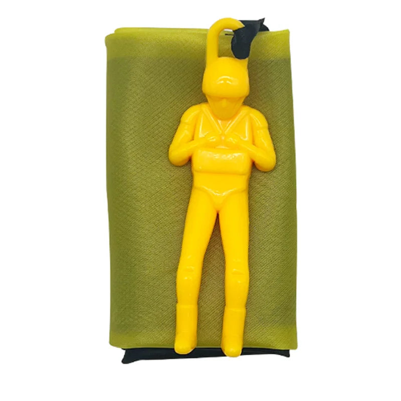 1/6 Sets Hand Throwing Parachute Kids Outdoor Funny Toys Game Play Toys for Children Fly Parachute Sport with Mini Soldier Game