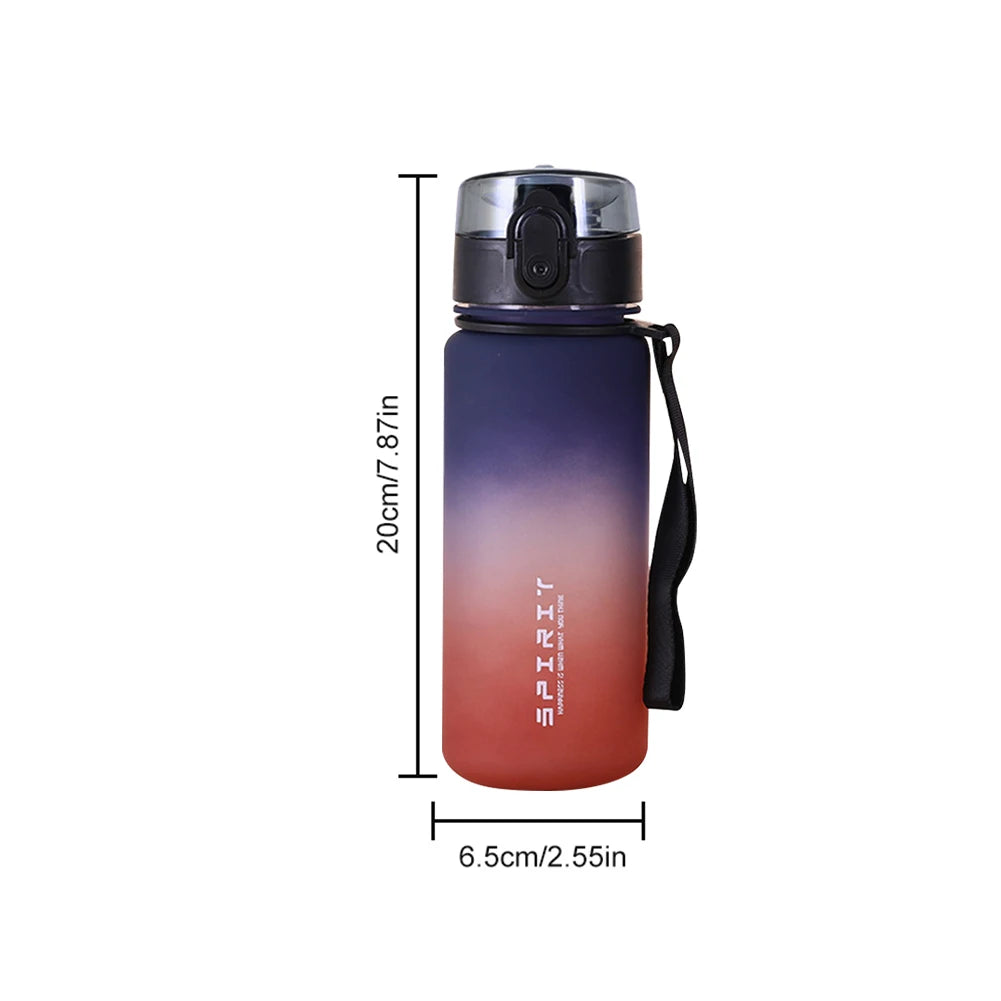 0.5L/0.75L/1L Sports Water Bottle High Capacity Plastic Fitness Portable Leakproof Drinking Bottle Camping Hiking Sports Cups