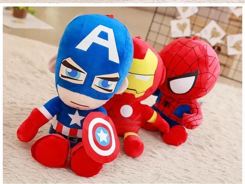 35cm Marvel Spiderman Plush Toy Soft Stuffed Cartoon Stuffed Doll Large Plush Boy Cloth Doll Pillow Children Christmas Gift Toy