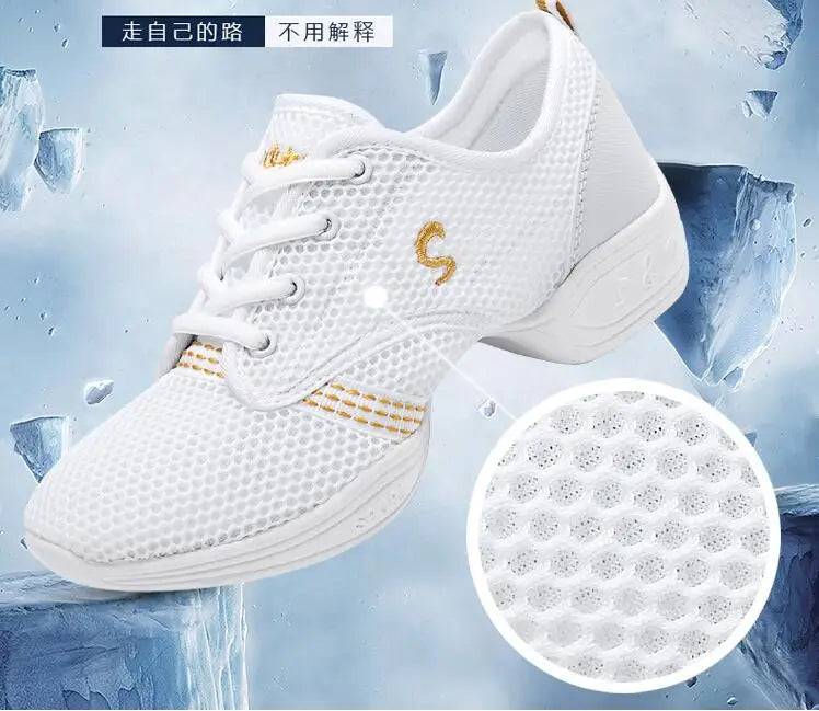 Woman Jazz Dancing Shoes Women Girl's Teacher's Latin Dance Shoes Ballroom Modern Salsa Practise Shoes Dance Lady Sneaker