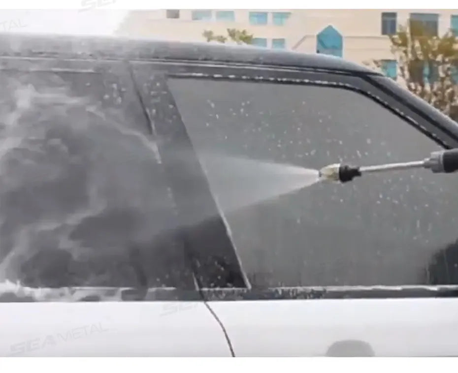 SEAMETAL High Pressure Car Wash Gun Foam Pots Lances Irrigation Tools Adjustable Sprinkler Car Home Garden Watering Tool Set