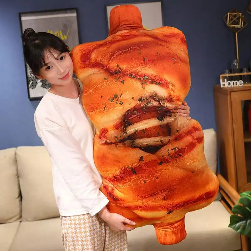 Simulation Bread Pillow Anime Plush Toy 50/70cm Cute Doll Stuffed Animal Soft Cushion Gift for Christmas Thanksgiving