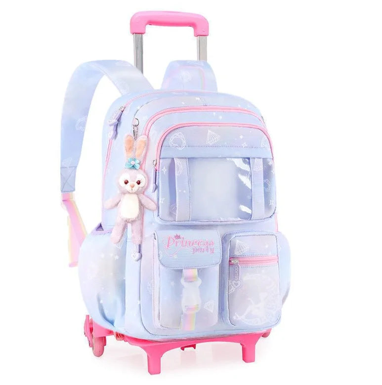 School Rolling backpack Bags school wheeled backpack for girls kids School trolley bag for girls school bag wheels for girls
