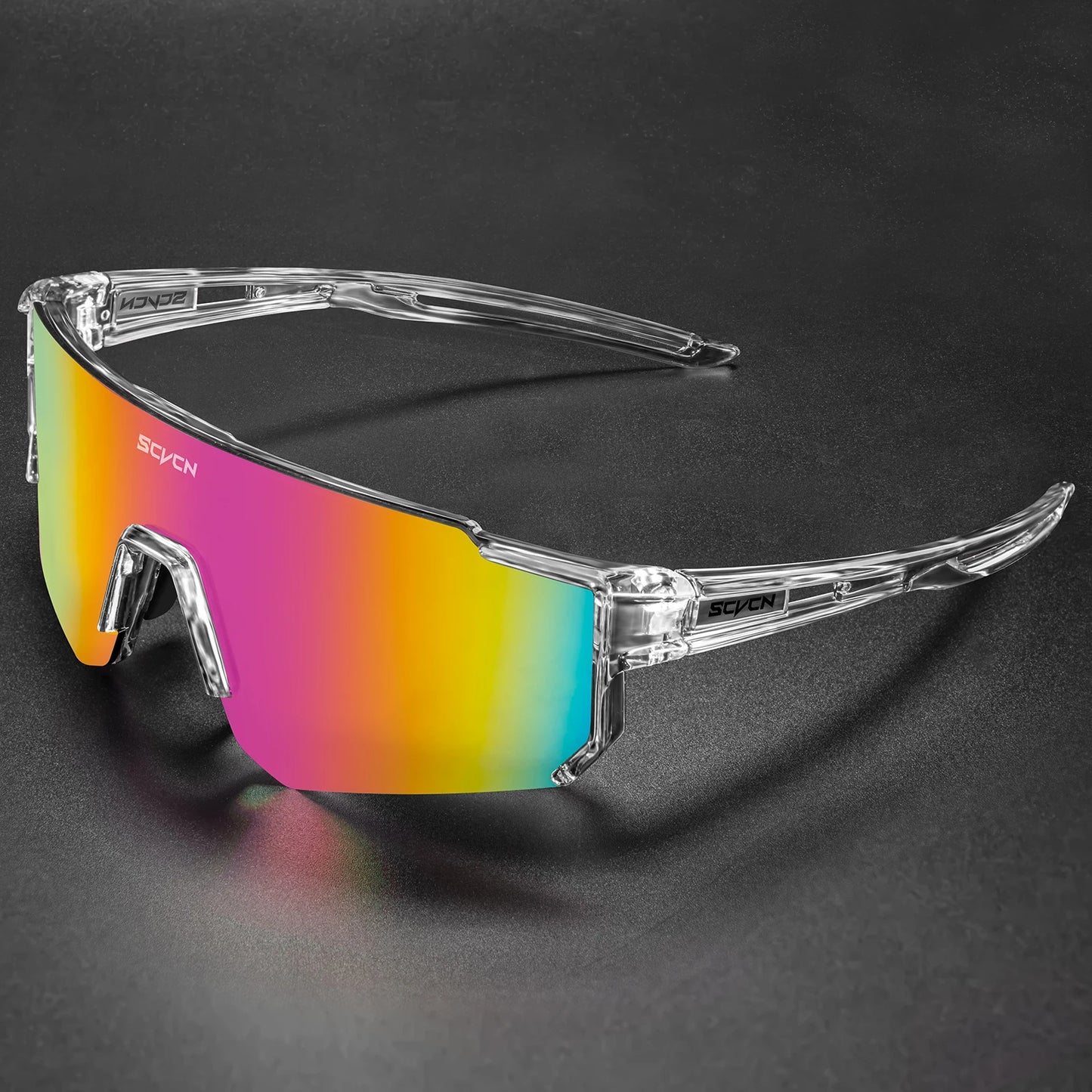 SCVCN Sunglasses for Men Sport Cycling Glasses Bike Mountain Bicycle Hiking Camping Golf UV400 Protection Glasses Women Baseball