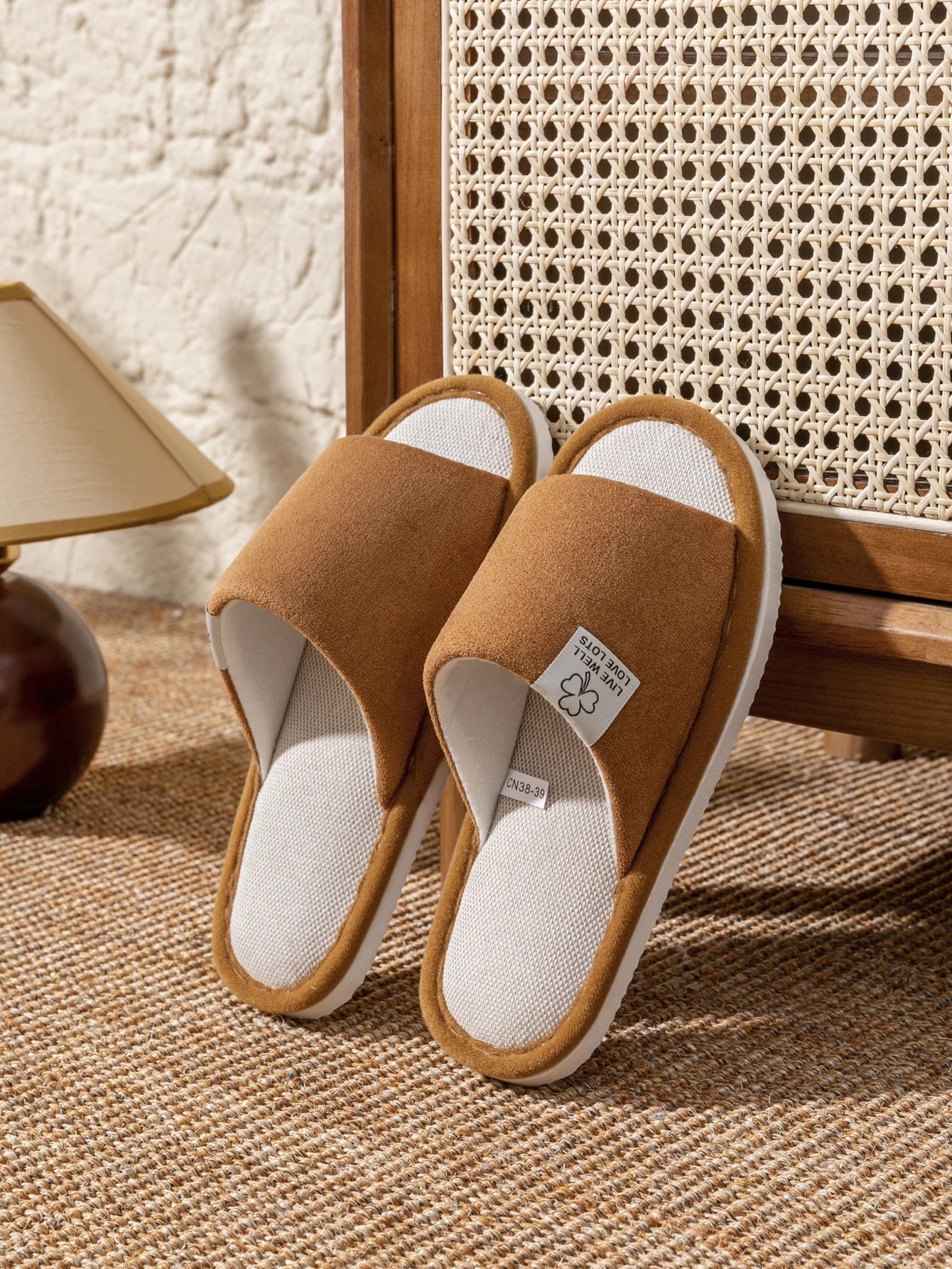 Slippers for Men,Non-Slip Soft-Soled Indoor House Slippers for Spring&Summer, All-Season Linen Home Comfortable Slippers - Belvar
