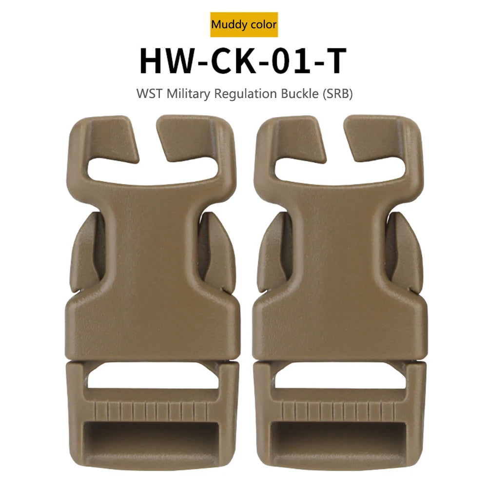 2/4pcs SRB Mount Webbing Buckle Clip Tactical Quick Attach Backpack Buckle Modular Attachment Detachable for Hunting Belt Bag