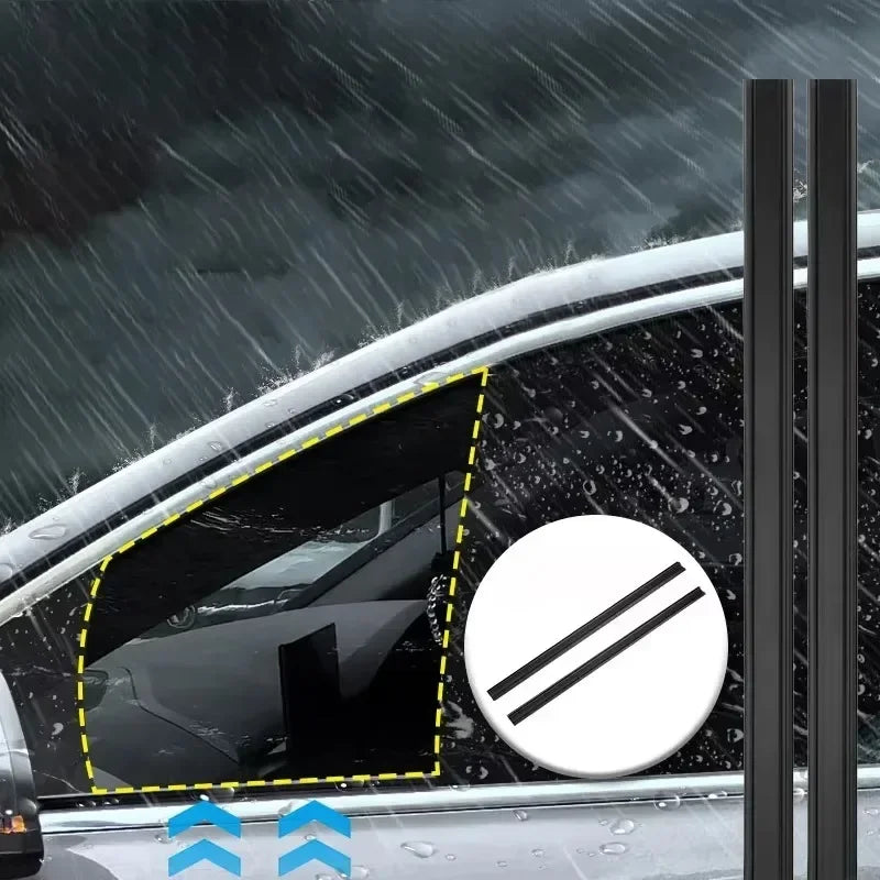 2pcs Universal Car Side Window Wiper Accessories Window Cleaning Tool For Car Water Mist Removal Wipers Blade