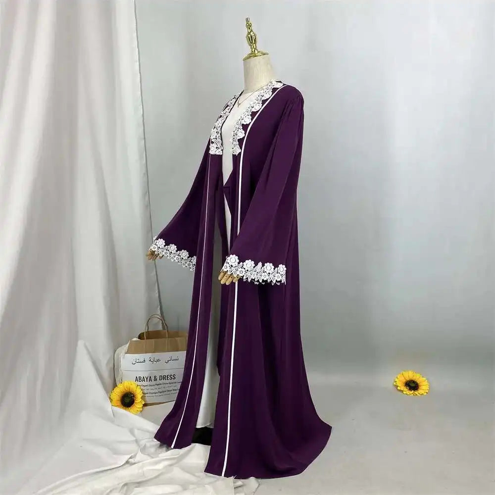 2025 Luxury Dubai Abaya Dress for Muslim Women Ramadan Eid Nida Arabia Holiday dress Jalabiya Clothing Islamic Modest Long Robe