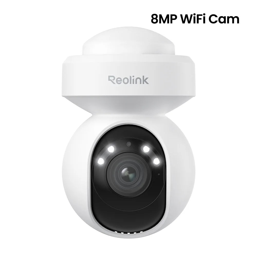 Reolink E1 Series Outdoor 8MP WiFi Camera 4K PTZ PoE Security Cam Smart AI Human Detection Auto Tracking Surveillance Camera