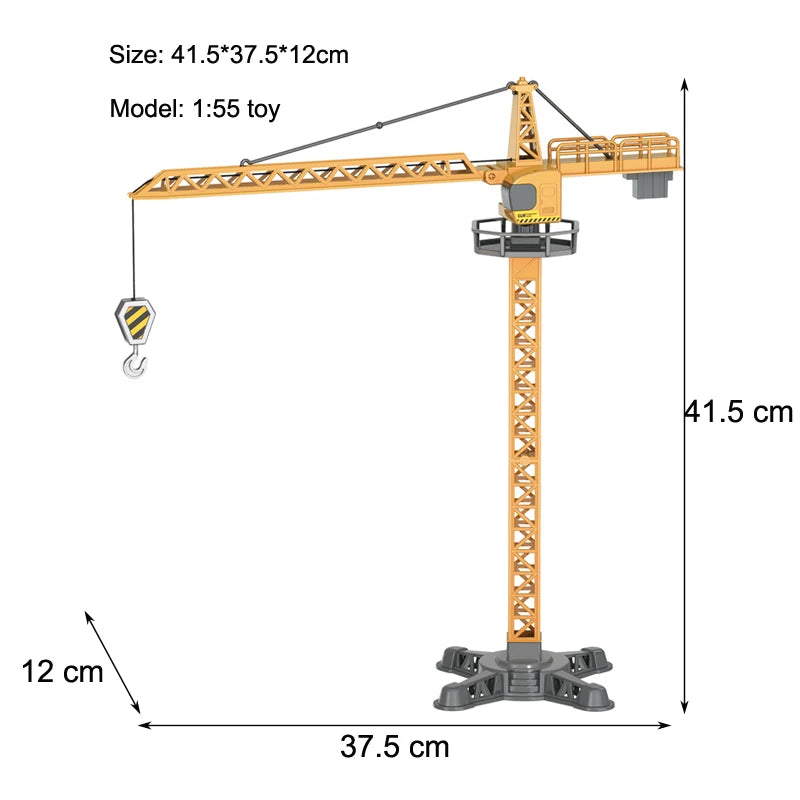 Toys for Boys Alloy Tractor Kids Excavator Bulldozer Miniature Crane Truck Model Diecast Farm Engineering Vehicle Children Gifts