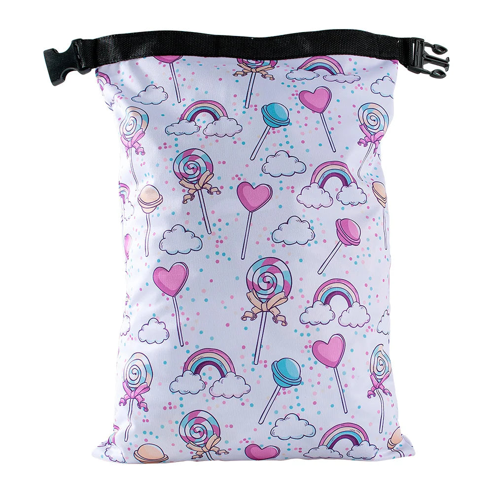 1pc Waterproof Wet Storage Bag Swimming Beach Bag For Outdoor Sports Make Up For Travel Storage Bag Baby Diapers Reusable Bags