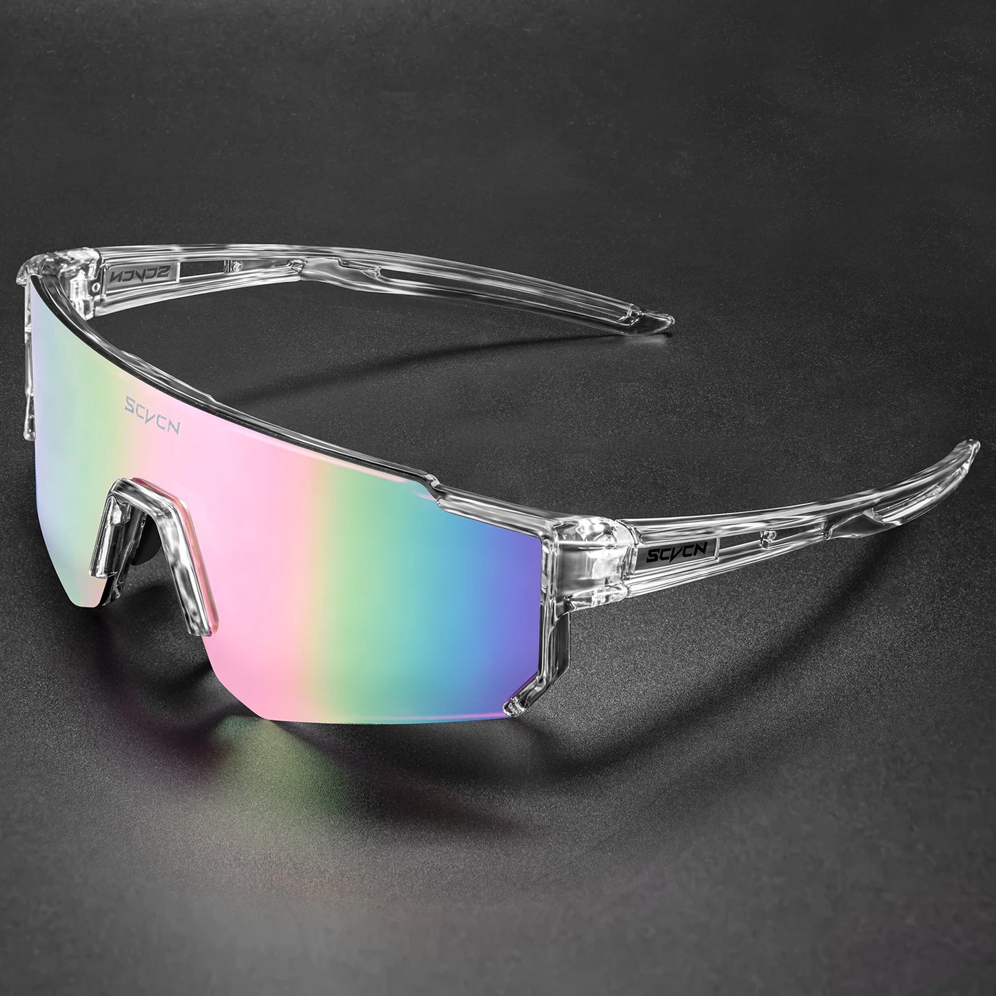 SCVCN Sunglasses for Men Sport Cycling Glasses Bike Mountain Bicycle Hiking Camping Golf UV400 Protection Glasses Women Baseball