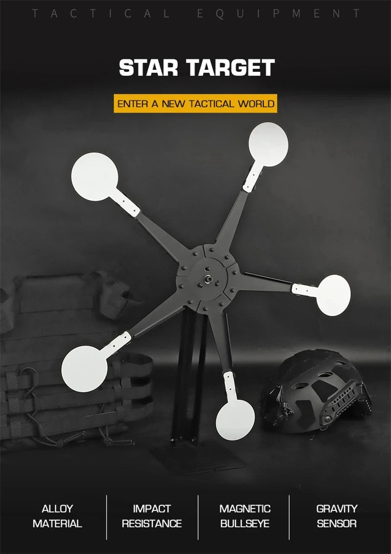 Tactical Star Shooting Training Target Airsoft Paintball Acessories Paintball Pistol Hunting Sports Outdoor CS Wargame Equipment