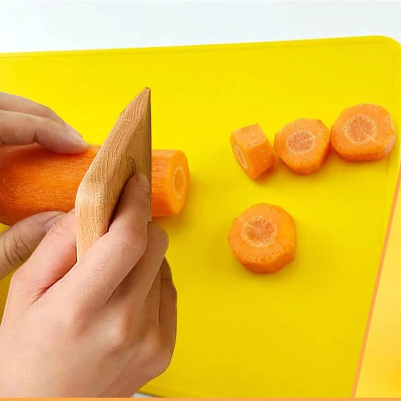 Wooden Kids Knife Cooking Toys Simulation Knives Cutting Fruit Vegetable Children Kitchen Pretend Play Toy Montessori Education
