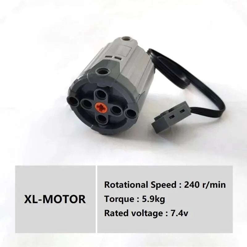 Technical Electronic Building Block MOC Refit Accessories Micro-motor RC Power Functions Parts Creative DIY Car Bricks Kids Toys