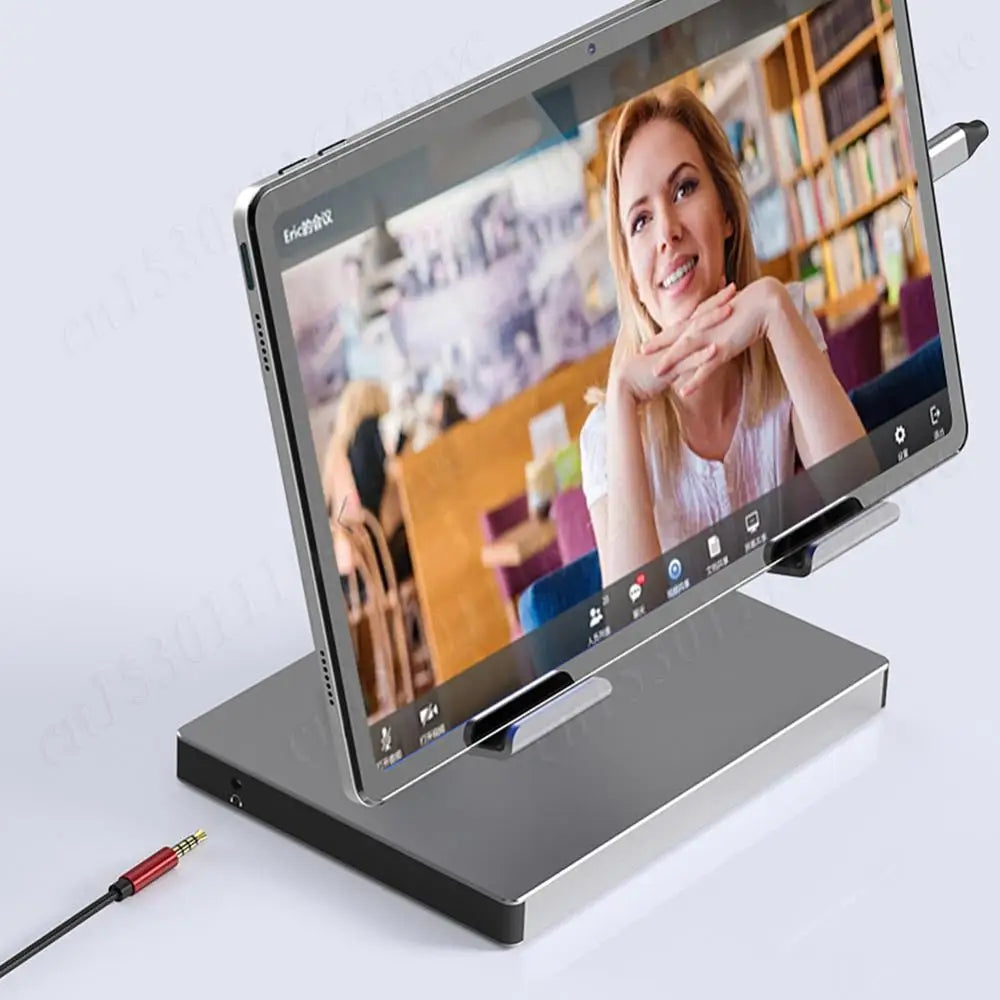 Type C Docking Station Aluminum Alloy USB C Docking Station Laptop Stand USB3.0 PD RJ45 USB Hub Adapter Dock for Laptop Tablet