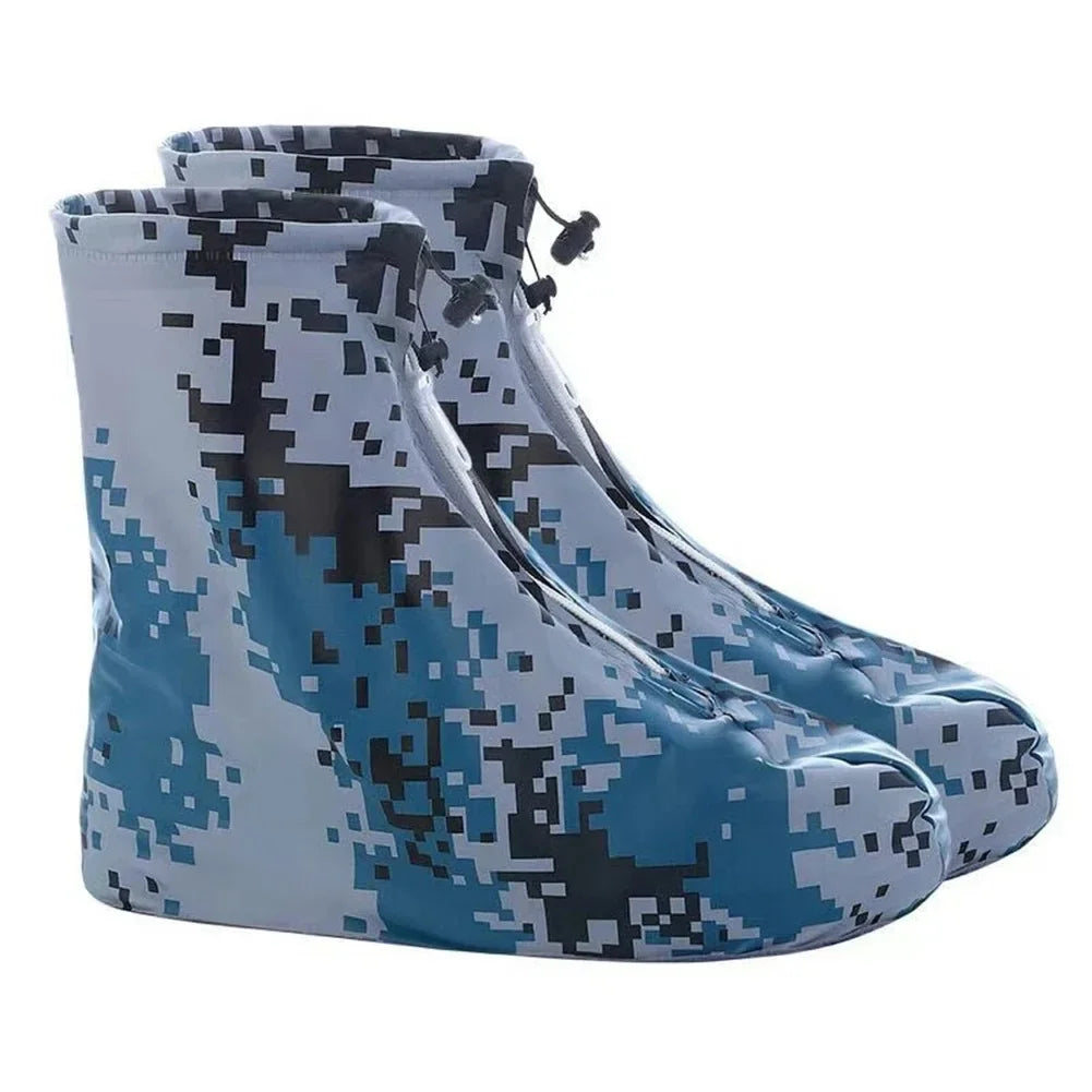 Shoes Cover Rain Waterproof Quality Thick Shoes Protectors Rain Boots PVC Non-Slip Rainy Shoe Cover Adult Kids Water proof shoes