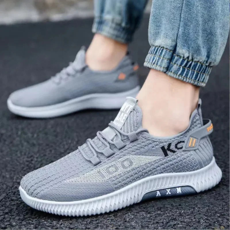 Men's Spring/Autumn Athletic Shoes: Breathable & Comfortable Casual Footwear for Sports Enthusiasts - Belvar