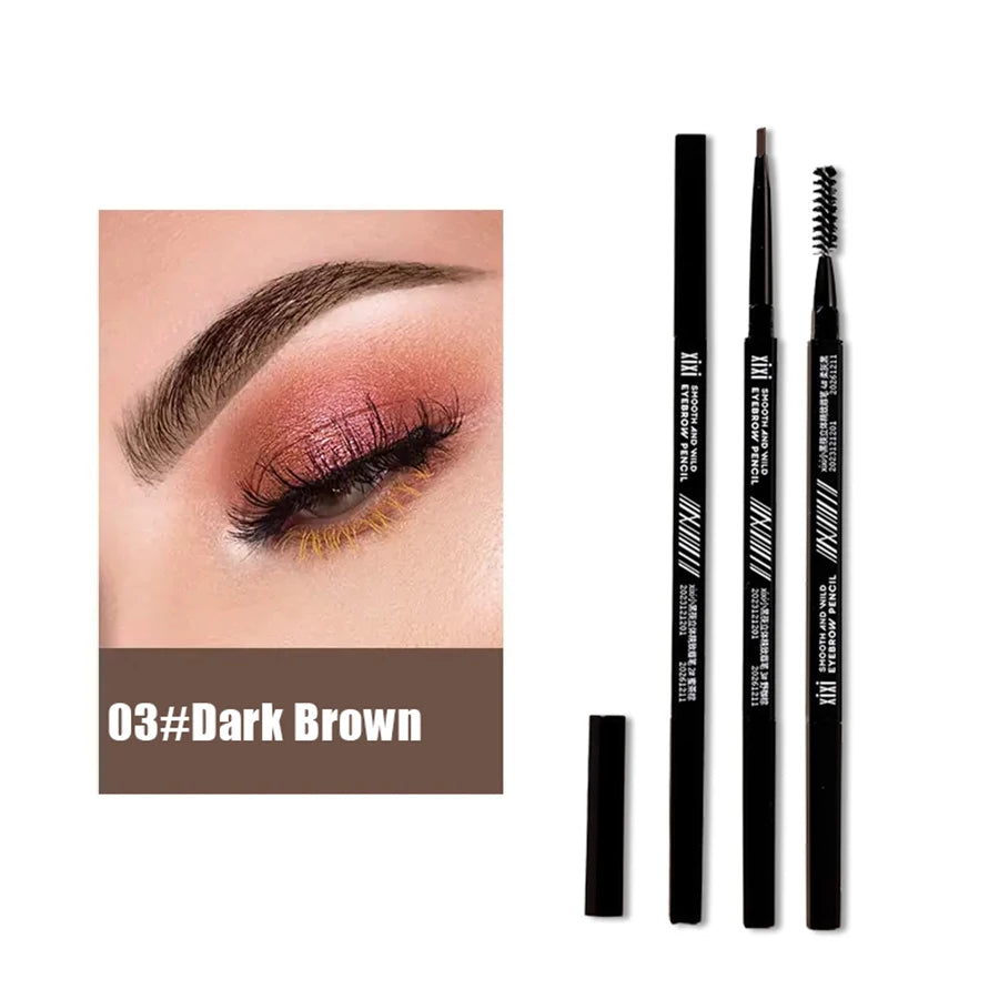 1 PCS Black chopsticks 3D eyebrow pencil waterproof and non-smudged color