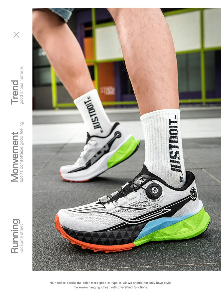 Steel-toed shoesMen's Running Shoes Fashionable Casual Large Size Summer Breathable Mesh Surface Wear Resistant Lightweight Spor - Belvar