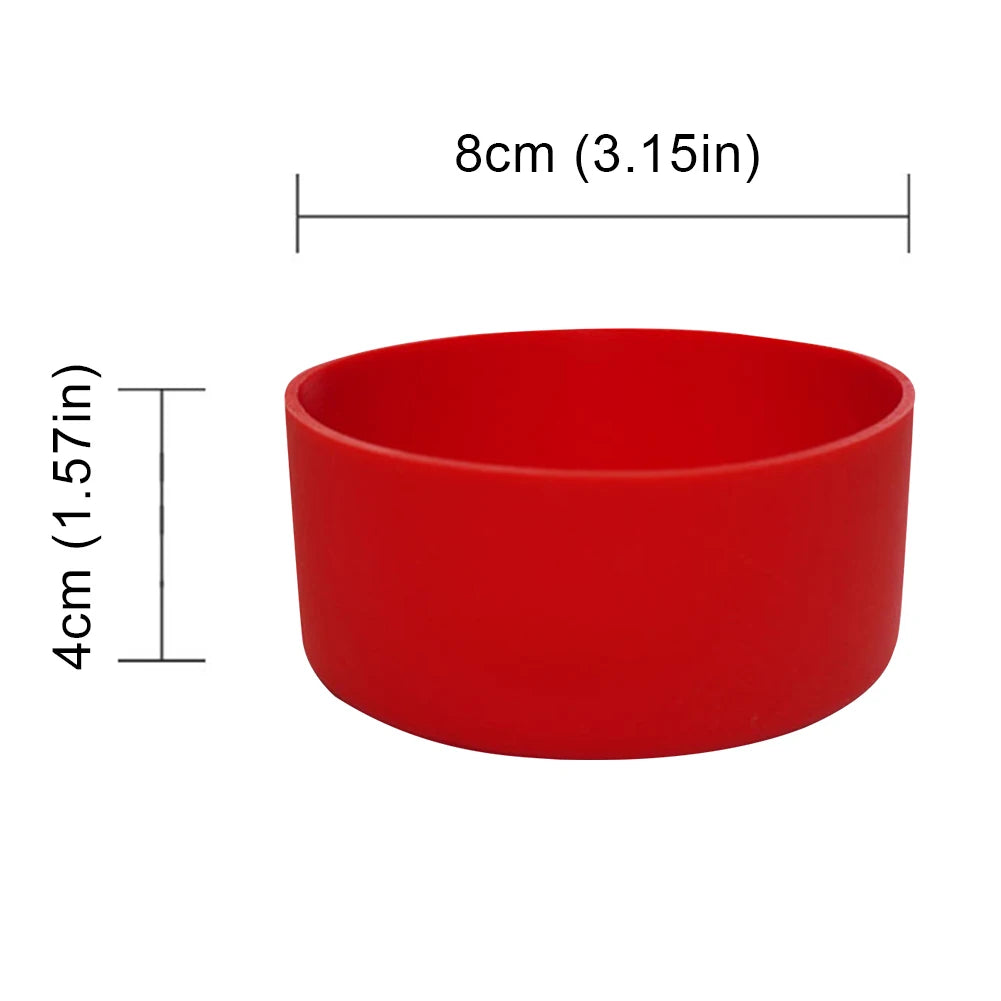 Silicone Water Bottle Boot Anti-Slip Protective Sleeve Bottom Cover Bottom Protector for Owala 24oz Flask Water Bottle